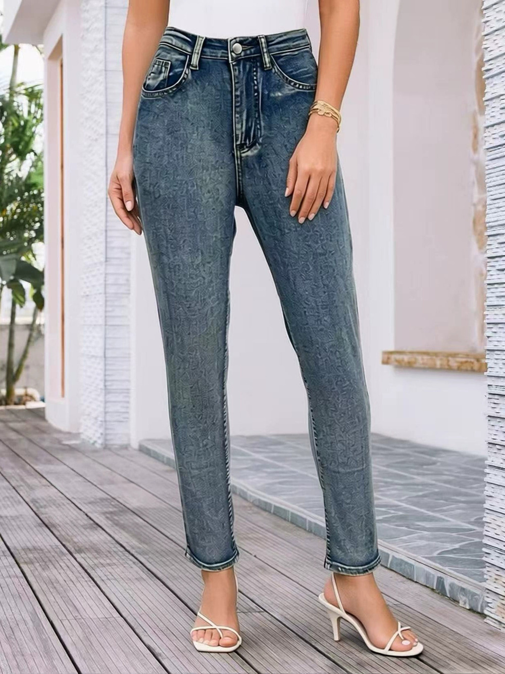 ZARA Factory Direct Womens High Waist Stretch Comfortable Casual Skinny Jeans